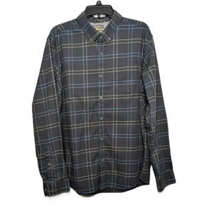 Men's Eddie Bauer Travex Long-Sleeve Button-Down Shirt Classic Fit Plaid Size XL